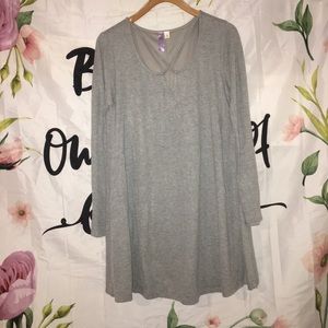 Gray Long sleeve dress